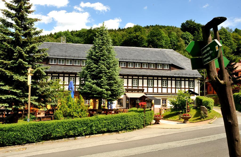 Wanderhotel Sonnebergbaude Waltersdorf  Exteriör bild