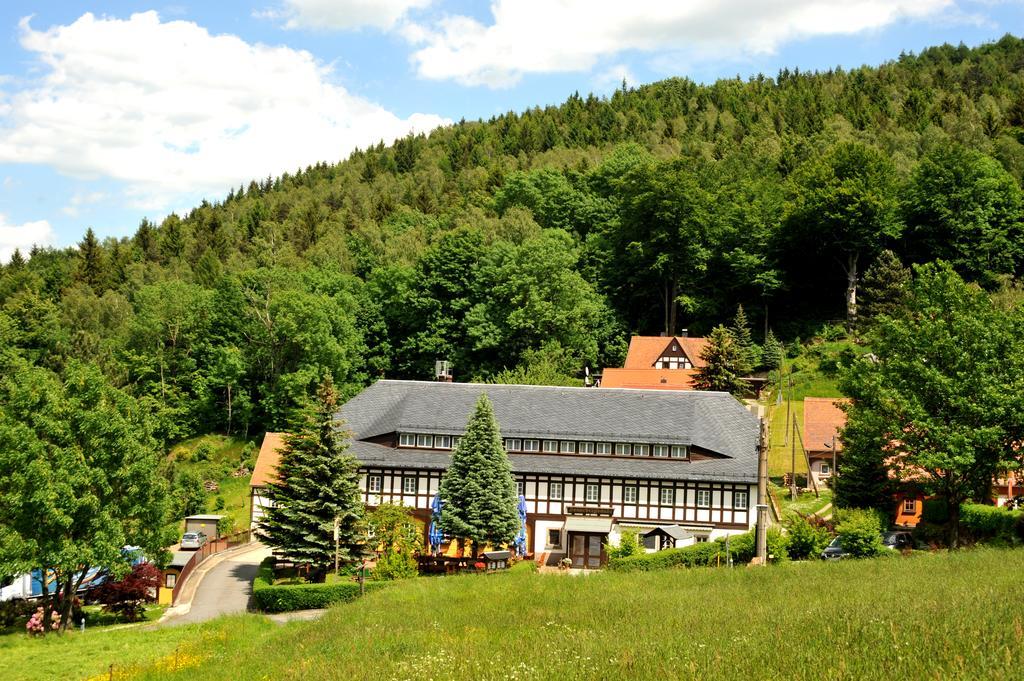 Wanderhotel Sonnebergbaude Waltersdorf  Exteriör bild